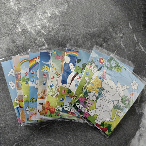 Lot de 10 autocollants 3D pour enfants - Formes d'animaux en EVA SUN N.