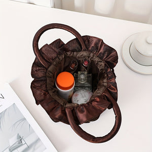 Sac à main à cordon avec décor floral, petit sac de soirée tendance, sac simple pour téléphone, mignon sac seau SUN N.