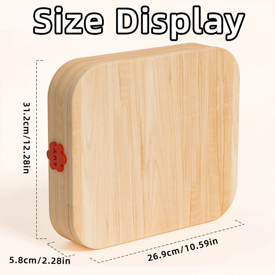 Jouet magnétique géométrique 288 pièces - Puzzle éducatif en bois SUN N.