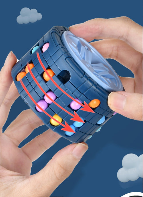 Cube puzzle 3D Haricot Magique - Jouet anti-stress éducatif SUN N.