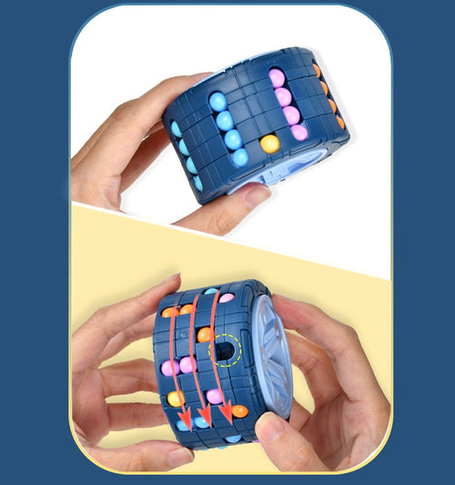 Cube puzzle 3D Haricot Magique - Jouet anti-stress éducatif SUN N.