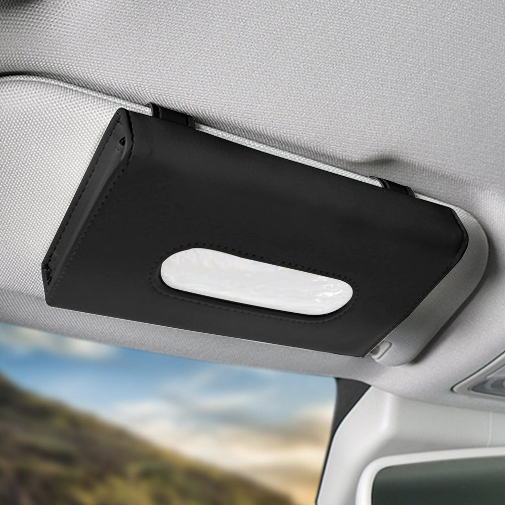 Automobile Sunshade Paper Towel Box Car - Mounted Fashion Pull-out Carton SUN N.