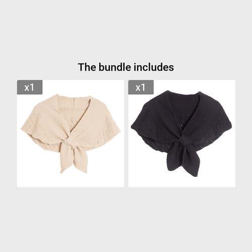 Châle en fil ajouré élégant pour femmes - Léger, respirant en polyester, parfait pour superposer ou porter seul, lavable en machine, écharpe décontractée pour le week-end | Châle polyvalent | Tricot élégant, châles pour l'hiver SUN N.