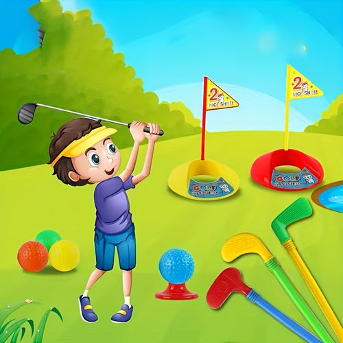 Ensemble de 9 clubs de golf jouets - Jeu sportif éducatif en plein air SUN N.