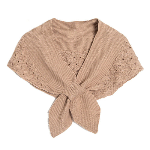 Châle en fil ajouré élégant pour femmes - Léger, respirant en polyester, parfait pour superposer ou porter seul, lavable en machine, écharpe décontractée pour le week-end | Châle polyvalent | Tricot élégant, châles pour l'hiver SUN N.