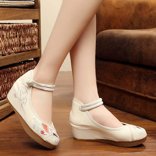 Big Sale 5cm High Heels Zhu Lian Camellia Sequin Peacock Crane Tree Fan Jade Butterfly SUN N.