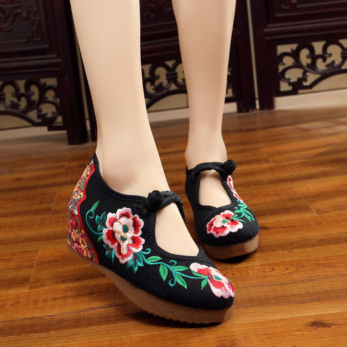 Big Sale 5cm High Heels Zhu Lian Camellia Sequin Peacock Crane Tree Fan Jade Butterfly SUN N.