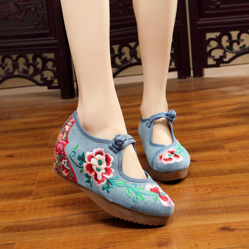 Big Sale 5cm High Heels Zhu Lian Camellia Sequin Peacock Crane Tree Fan Jade Butterfly SUN N.
