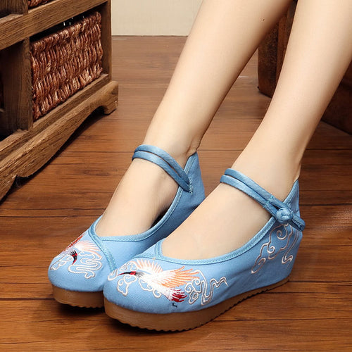 Big Sale 5cm High Heels Zhu Lian Camellia Sequin Peacock Crane Tree Fan Jade Butterfly SUN N.