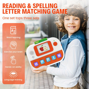 Cartes flash parlantes éducatives - 176 mots avec jeux d'orthographe SUN N.