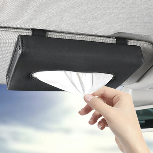 Automobile Sunshade Paper Towel Box Car - Mounted Fashion Pull-out Carton SUN N.