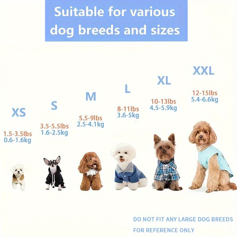 Vêtements pour chiot chien et chat Schnauzer, Teddy, Bichon, Pomeranian - Sweat-shirt automne/hiver doublé chaud anti-perte de poils SUN N.