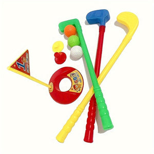 Ensemble de 9 clubs de golf jouets - Jeu sportif éducatif en plein air SUN N.