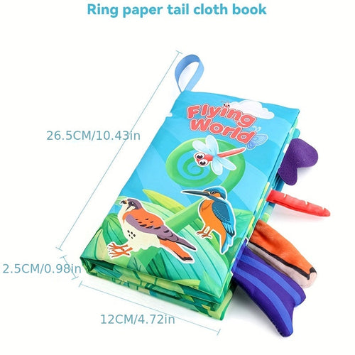Livres en tissu pour bébés - Jouets sensoriels toucher et sentir SUN N.