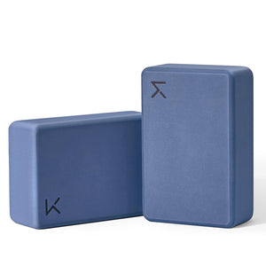 Bloc de Yoga KEEP, mousse EVA à haute densité, lot de 2 blocs de yoga avec surface texturée antidérapante, soutenant, léger - Idéal pour le yoga SUN N.
