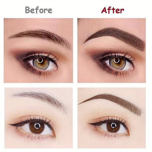 Crayon à sourcils à quatre pointes, étanche et résistant à la transpiration avec tenue longue durée SUN N.