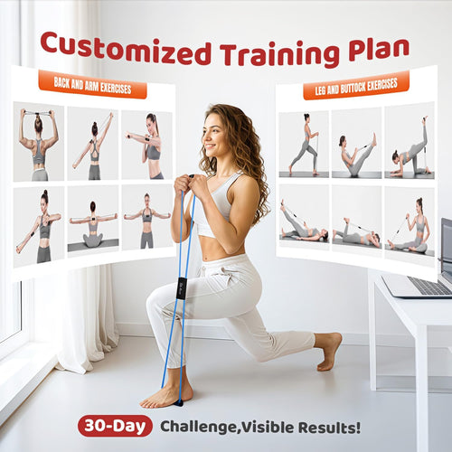 Bandes de résistance HPYGN en forme de 8 - Élastique d'exercice pour yoga, fitness et entraînement musculaire SUN N.