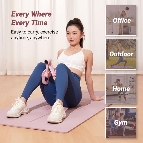 Entraîneur de cuisses MERACH, entraîneur des muscles du plancher pelvien, équipement d'exercice pour l'intérieur des cuisses pour salle de sport à domicile, renforcement du plancher pelvien pour femmes SUN N.