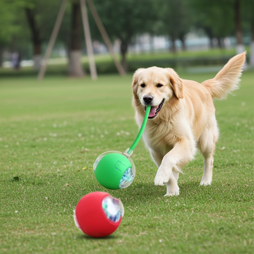 Balle Interactive pour Chien – Jouet Intelligent Roulant Automatique SUN N.