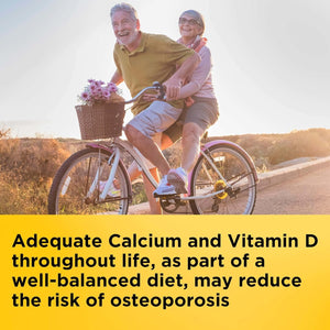 Nature Made Calcium 500 mg avec Vitamine D3, Supplément de Calcium et de Vitamine D pour le soutien osseux, 130 comprimés SUN N.