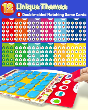 Jeu de mémoire assorti pour enfants 3-8 ans - Jouet de voyage et jeu de société SUN N.