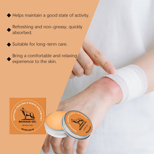 Neuro Vive baume pour le traitement de la neuropathie hydratant peau apaisant Massage musculaire huile de gingembre à base de plantes naturelles crème de soin des articulations SUN N.