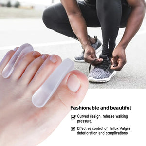 Silicone Toe Separator Bunion Corrector Hallux Valgus Set of 2