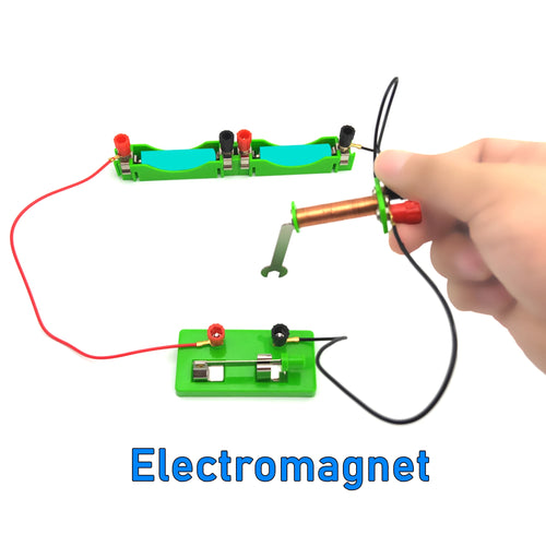 Kits éducatifs de circuits électriques pour étudiants, pour l'apprentissage du laboratoire scolaire, expériences électromagnétiques, outils pédagogiques, jouets scientifiques SUN N.