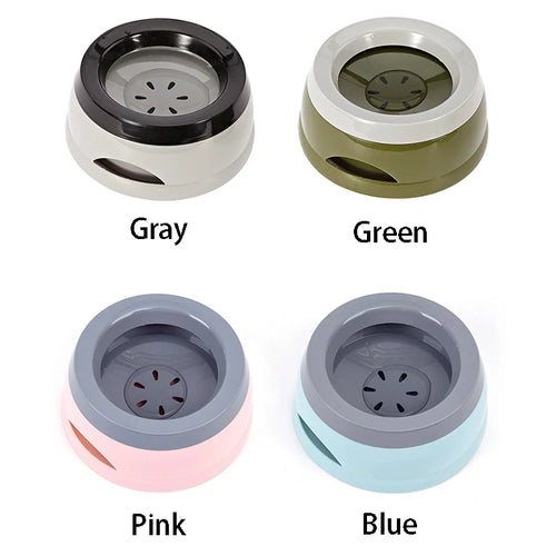 Bols flottants pour chiens de compagnie, bouche non mouillante, bol pour chat, sans déversement, distributeur d'eau potable, bol Portable en plastique pour chien, accessoires de Support SUN N.
