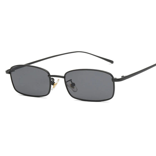 Lunettes de soleil miroir unisexe avec monture métallique et protection UV400, design tendance.