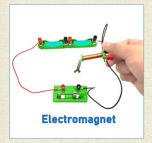 Kits éducatifs de circuits électriques pour étudiants, pour l'apprentissage du laboratoire scolaire, expériences électromagnétiques, outils pédagogiques, jouets scientifiques SUN N.