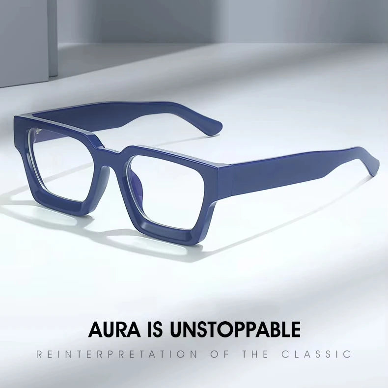 Lunettes anti-lumière bleue rétro - Monture carrée unisexe SUN N.