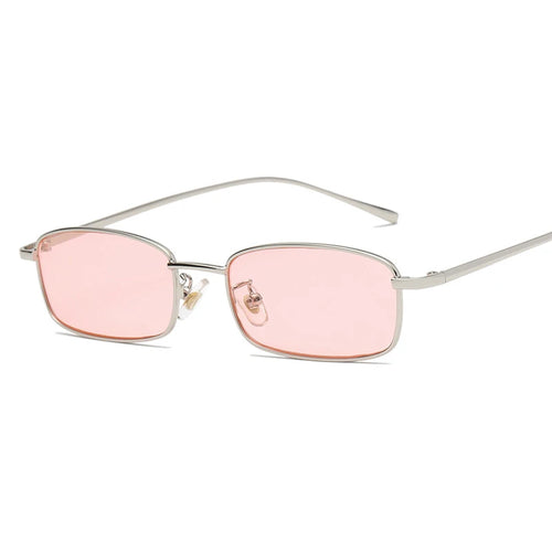 Lunettes de soleil miroir unisexe avec monture métallique et protection UV400, design tendance.