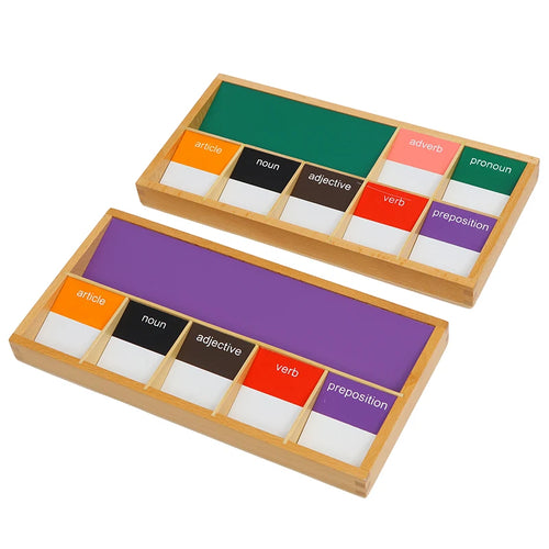 Boîte à ApprentiCumbria Montessori pour Enfant, Matériel de Langue Primaire, Aide au Fuchsia, Outil d'ApprentiCumbria, 8 Pièces SUN N.