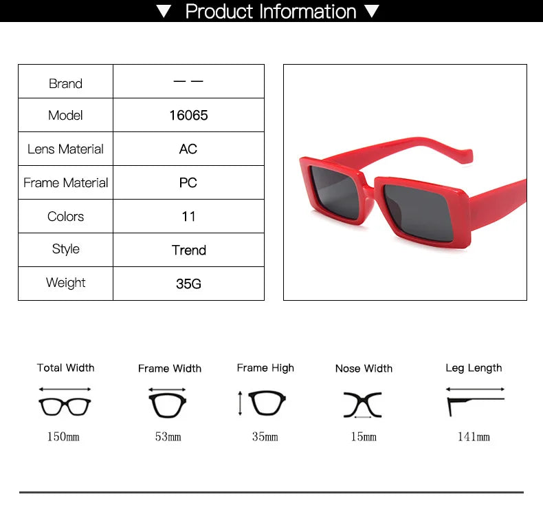 Lunettes de soleil carrées SUN N.