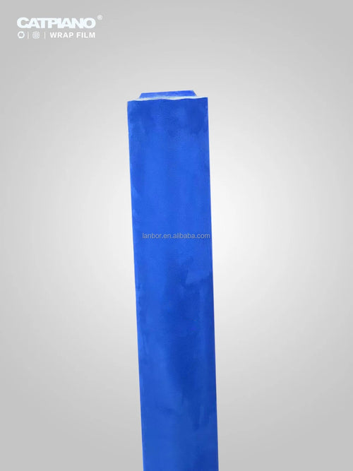 Film vinyle effet velours rouge pour voiture - Rouleau 1,52m x 15m SUN N.