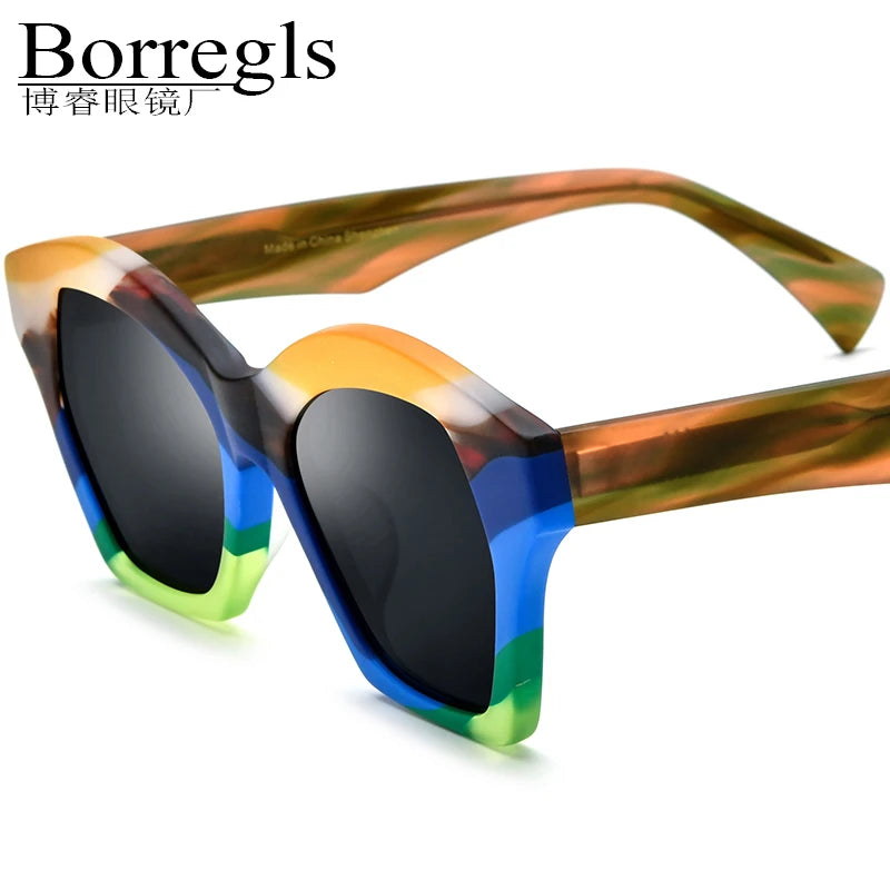 Lunettes de soleil polarisées Borregls - Style œil de chat UV400 SUN N.