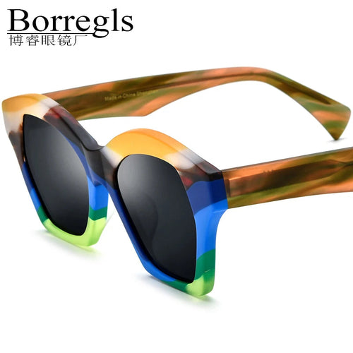 Lunettes de soleil polarisées Borregls - Style œil de chat UV400 SUN N.