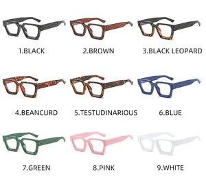 Lunettes anti-lumière bleue rétro - Monture carrée unisexe SUN N.