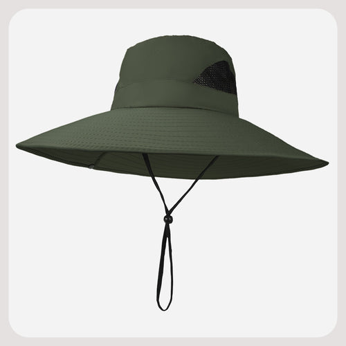 Summer Popular Fisherman Hat Solar Double Fan Rechargeable Hat Cross-Border Wholesale Sunshade and Sun Protection Essential for Fishing SUN N.