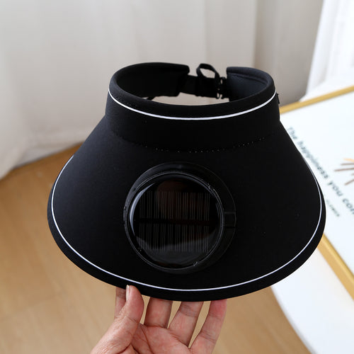 Summer Large Brim Electric Sun Hat Fan Hat Men's Anti-Uv Fisherman Hat Sun Protection Sun Hat Women SUN N.