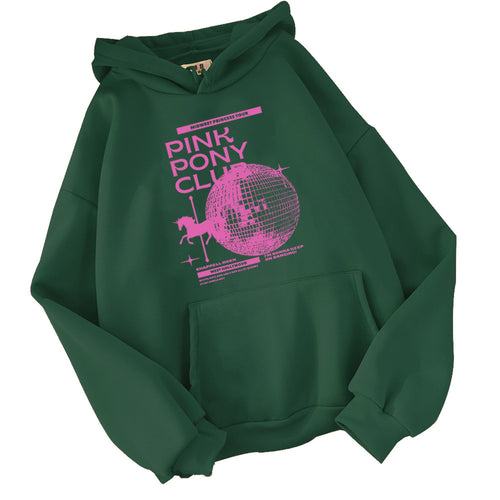 Chappell Roan Pink Pony Club Hoodie Chappell Roan Fan Gift Harajuku Cover SUN N.