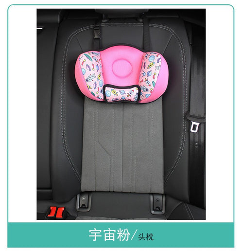 Cross-Border Anti-Stranglehold Car Seat Belt Hanging Cartoon Pillow Car Rear Seat Cushion Neck Protector Children's Headrest SUN N.