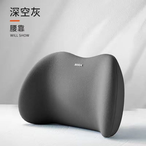 Coussin Lombaire & Appui-Tête Voiture – Oreiller Cou, Soutien Dos & Confort de Conduite SUN N.