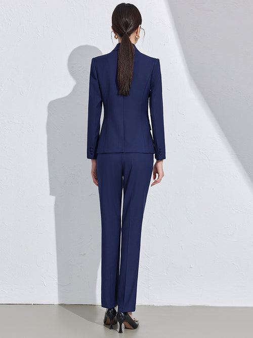 Grey Suit Jacket Women's Spring and Autumn New Business Wear Dress Temperament Goddess Fan Manager Light Workplace Suit suit SUN N.