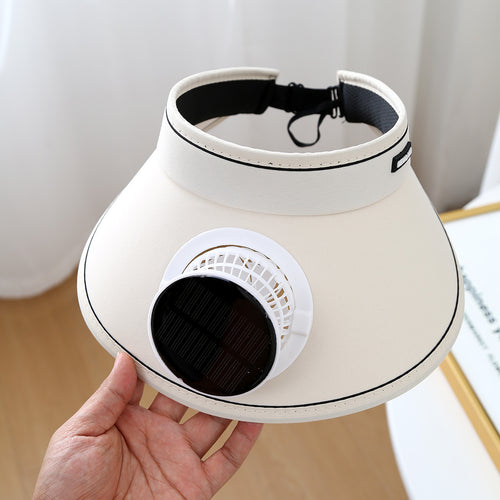 Chapeau de soleil à large bord – Ventilateur intégré, protection UV SUN N.