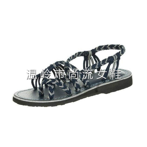 Sandales femme grande taille color block avec nœud décoratif, parfaites pour l'été, plage et ville.