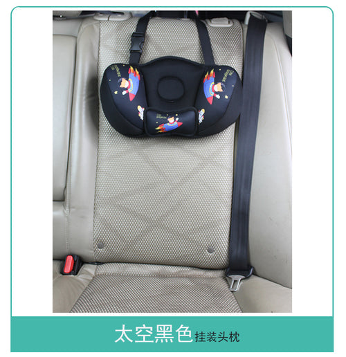 Cross-Border Anti-Stranglehold Car Seat Belt Hanging Cartoon Pillow Car Rear Seat Cushion Neck Protector Children's Headrest SUN N.