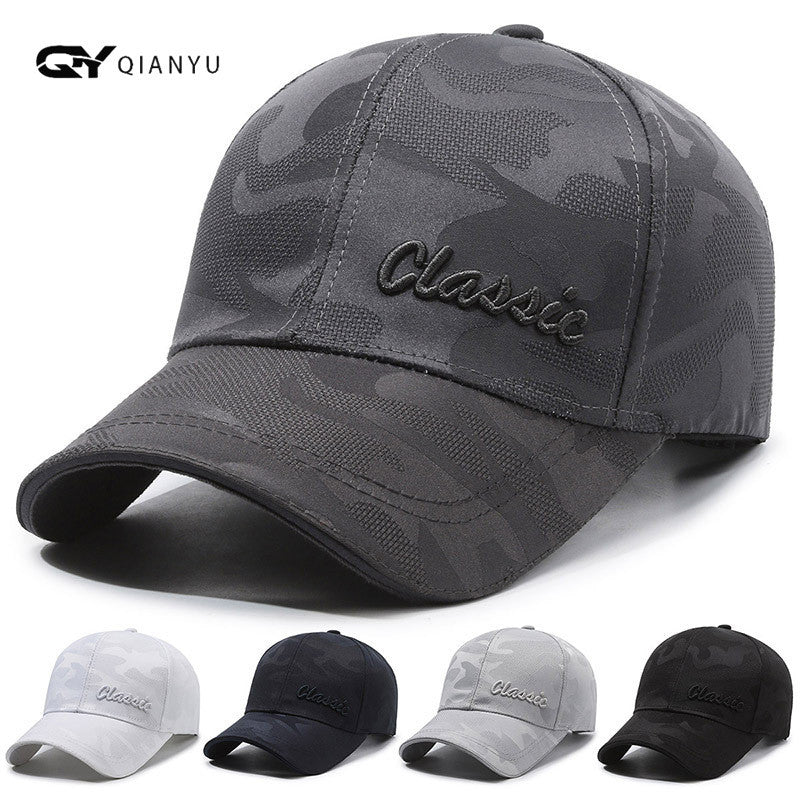 Cross-border source camouflage baseball cap sunshade hat embroidered cap sunscreen fishing cap military fan hat factory in stock SUN N.
