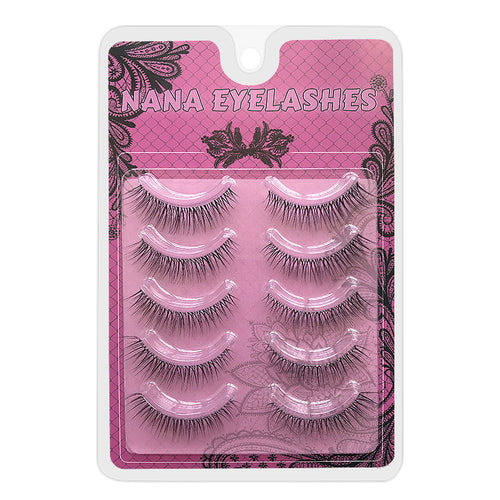 Faux Cils Naturels Courbés Style Coréen – Allongement Queue de l’Œil, Look Quotidien SUN N.